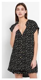 Γυναικεία Πουκαμίσα Μαύρη Floral Funky Buddha
