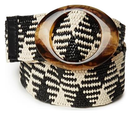 Γυναικεία Ζώνη White/Black Funky Buddha