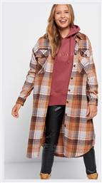 Γυναικείο Καρό Camel Overshirt Funky Buddha