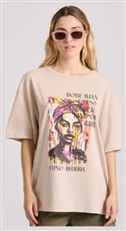 Γυναικείο T-shirt Chalk Funky Buddha