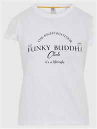 Γυναικείο T-shirt Λευκό Funky Buddha
