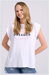 Γυναικείο T-shirt Λευκό Funky Buddha