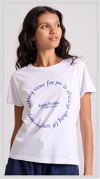 Γυναικείο T-shirt Λευκό Funky Buddha