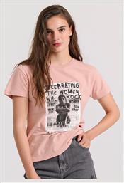 Γυναικείο T-shirt Ροζ Funky Buddha