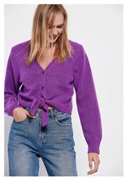 Funky Buddha Κοντή Γυναικεία Πλεκτή Ζακέτα Magic Mauve από το HallofBrands