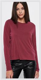 Μακρυμάνικο Γυναικείο Top Dark Cherry Funky Buddha
