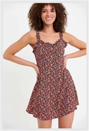 Mini All Day Φόρεμα με Τιράντα Floral Funky Buddha