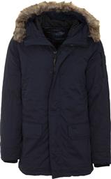 Funky Buddha FBM031-01218 Ανδρικό Μπουφάν Παρκά για Χειμώνα Navy Μπλε από το Factory Outlet