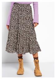 Ψηλόμεση Midi Φούστα Floral Funky Buddha