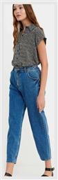 Ψηλόμεσο Γυναικείο Jean Παντελόνι σε Balloon Γραμμή Denim Blue Funky Buddha