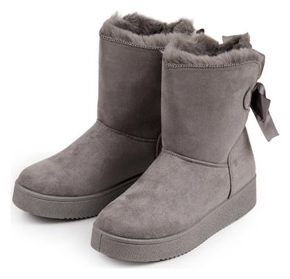 Suede Γυναικεία Μποτάκια με Πλατφόρμα Γκρι Funky Buddha