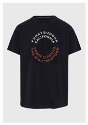 T-shirt Μαύρο Funky Buddha
