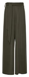 W Wide Leg Trousers - Fbl00910502-olive Branch Khaki Funky Buddha