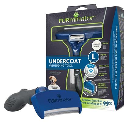 Undercoat Tool Χτένα L για Κοντότριχους Σκύλους με Ξυράφι για Απομάκρυνση Τριχών FURminator