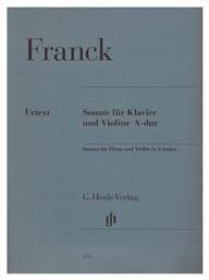 G. Henle Verlag Franck - Sonata In A Major Παρτιτούρα για Βιολί / Πιάνο - G Henle Verlag