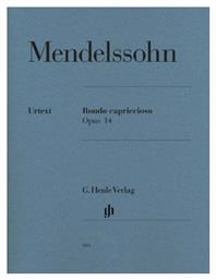G. Henle Verlag Mendelssohn - Rondo Capriccioso Op 14 Παρτιτούρα για Πιάνο - G Henle Verlag