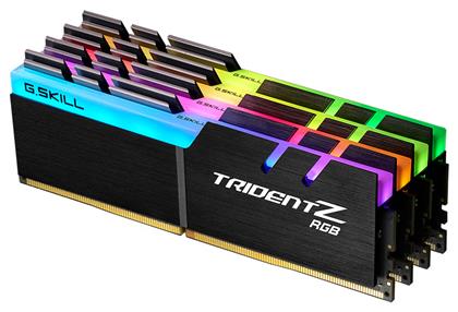 G.Skill Trident Z RGB 32GB DDR4 RAM με 4 Modules (4x8GB) και Ταχύτητα 3600 για Desktop - G Skill