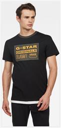 G-Star Raw Graphic 8 Ανδρικό T-shirt Μαύρο με Λογότυπο - G Star Raw