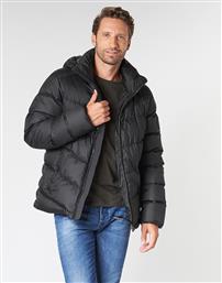 G-Star Raw Puffer Μαύρο Whistler Down Μπουφάν Με Κουκούλα από το Hionidis