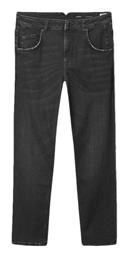 Ανδρικό Παντελόνι Τζιν Loose Fit Tapered Μαύρο Gabba