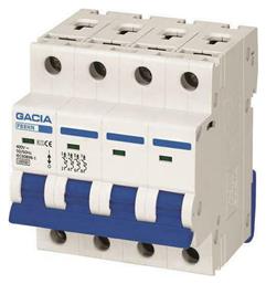 Αυτόματη Ασφάλεια 32A Τετραπολική 10Ka 3P+N 500-43311 Gacia