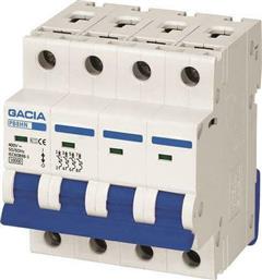 Αυτόματη Ασφάλεια 20A Τετραπολική 10Ka 3P+N 500-43310 Gacia