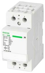 Ρελέ Ράγας Ισχύος 63A Διπολικό με Τάση 240V 2Χ63Α 2NO 500-37102 Gacia