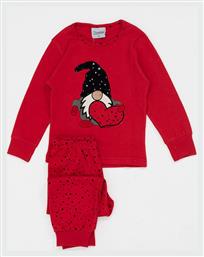 Παιδική Πιτζάμα Χειμωνιάτικη Κόκκινη Galaxy