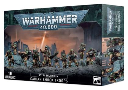 Warhammer 40000 - Astra Militarum: Cadian Shock Troops Games Workshop