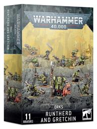 Warhammer Orks: Runtherd and Gretchin Unpainted Figures Games Workshop