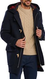 Gant Ανδρικό Παλτό Navy Μπλε από το Notos
