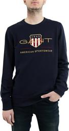 Ανδρικό Φούτερ Navy Μπλε 2046071-433 Gant