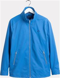 Gant ανδρικό jacket μονόχρωμο με κεντημένο logo ''Light Mid-Length'' - 7006041 - Γαλάζιο από το Notos