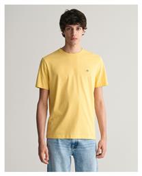 Ανδρικό T-shirt Κοντομάνικο Κίτρινο Gant