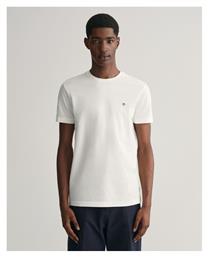 Ανδρικό T-shirt Κοντομάνικο Λευκό Gant