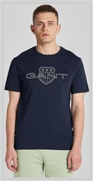 Ανδρικό T-shirt Κοντομάνικο Navy Μπλε Gant