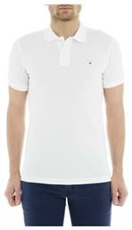 Ανδρικό T-shirt Κοντομάνικο Polo Λευκό Gant
