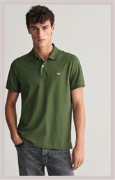 Ανδρικό T-shirt Κοντομάνικο Polo Πράσινο Gant