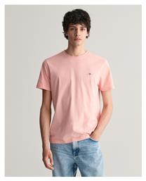 Ανδρικό T-shirt Κοντομάνικο Ροζ Gant