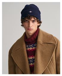 Beanie Ανδρικός Σκούφος Πλεκτός σε Μπλε χρώμα Gant