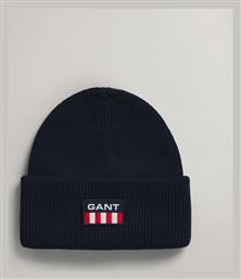 Beanie Ανδρικός Σκούφος σε Navy Μπλε χρώμα Gant