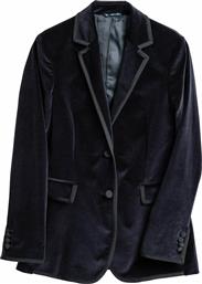Gant γυναικείο σακάκι μονόχρωμο με βελούδινη υφή ''Velvet Club'' - 4770095 - Μπλε Σκούρο από το Notos