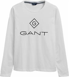 Gant Μακρυμάνικο Γυναικείο Top Λευκό από το Koolfly