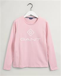 Gant Μακρυμάνικο Γυναικείο Top Preppy Pink από το Koolfly