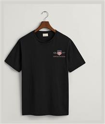 T-shirt Μαύρο Gant