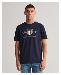 T-shirt Navy Μπλε Gant