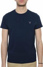 Gant The Original Ανδρικό T-shirt Κοντομάνικο Navy Μπλε από το Koolfly