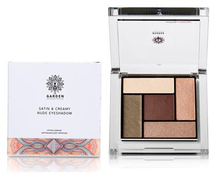 Satin & Creamy Nude Eyeshadow Παλέτα με Σκιές Ματιών σε Στερεή Μορφή No3 6gr Garden