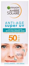 Ambre Solaire Anti-age Super UV SPF50 Αντηλιακή Κρέμα Garnier
