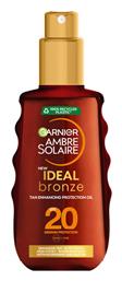 Ambre Solaire Ideal Bronze SPF20 Αντηλιακό Λάδι 150ml Garnier